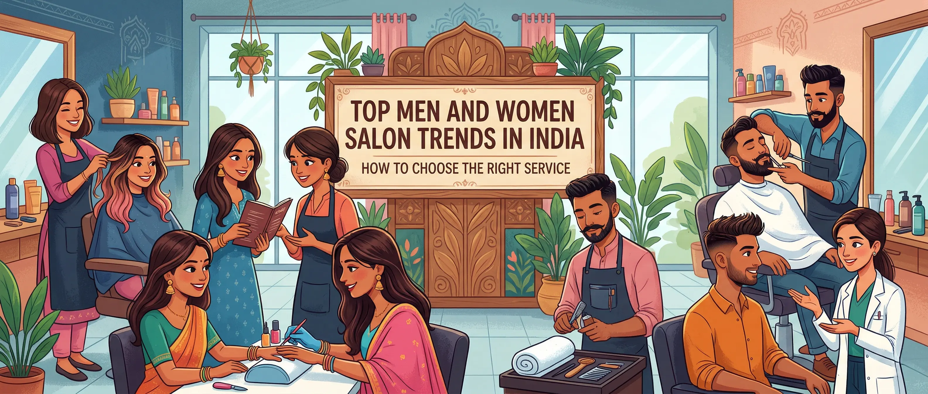 Top Men and Women Salon Trends in India and How to Choose the Right Service